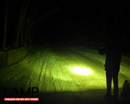 Ночные фотографии, тестируем как светит желтая балка на 180 Ватт