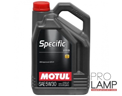 MOTUL Specific MB 229.51 5W-30 - 5 л.: 95059a9a42530a5b498e03a2f52773ef