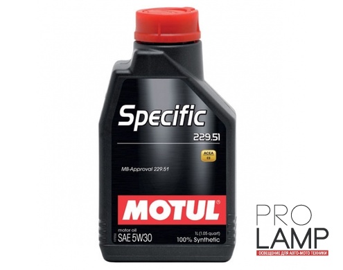 MOTUL Specific MB 229.51 5W-30 - 1 л.: 161b69a91d31b94bae1f56d06035c2d3