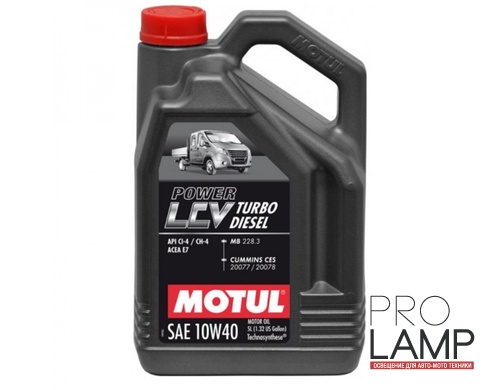 MOTUL Power LCV Turbo Diesel 10W-40 - 5 л.: 72bf52d45b10bbcd927944698cd50115