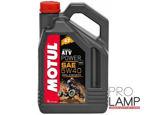 MOTUL ATV POWER 4T 5W-40 - 4 л.: 19eacb5f0b4810e23a74f44d069584a9