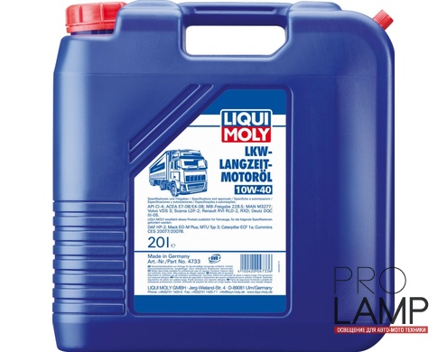 LIQUI MOLY LKW-Langzeit-Motoroil 10W-40 Basic — Синтетическое моторное масло 20 л.