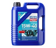 LIQUI MOLY Marine 4T Motor Oil 15W-40 - Минеральное моторное масло для лодок, 5л