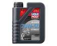 LIQUI MOLY Синтетическое моторное масло для 4-тактных мотоциклов Motorbike HD Synth Street 20W-50, 1л: motornoe maslo