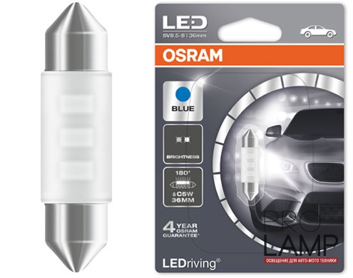 Светодиодные лампы Osram Standard Blue C5W - 6436BL-01B (1 шт.)