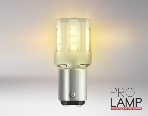 Светодиодные лампы Osram Standart Amber P21/5W - 1457YE-02B