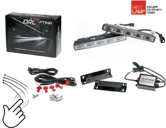 Полный установочный комплект ДХО - Optima Premium DRL Universal LED 5